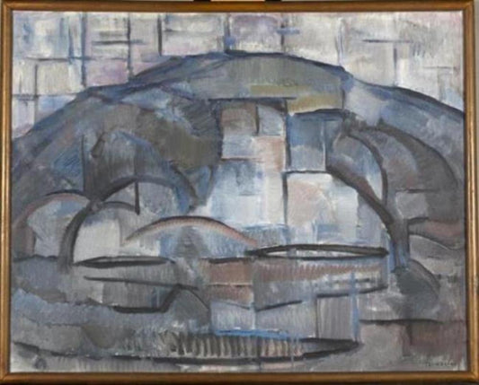 Reproduction du tableau « Paysage - Piet Mondrian » par Alpha Reproduction en peinture à l’huile