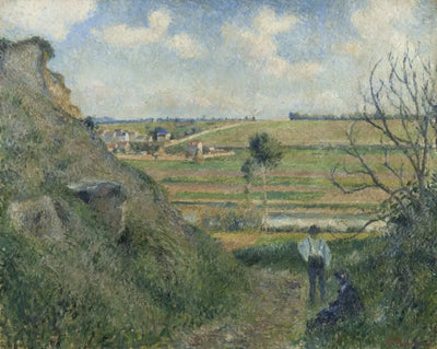 Reproduction du tableau « Chemin creux, vue sur Épluches - Camille Pissarro » par Alpha Reproduction en peinture à l’huile