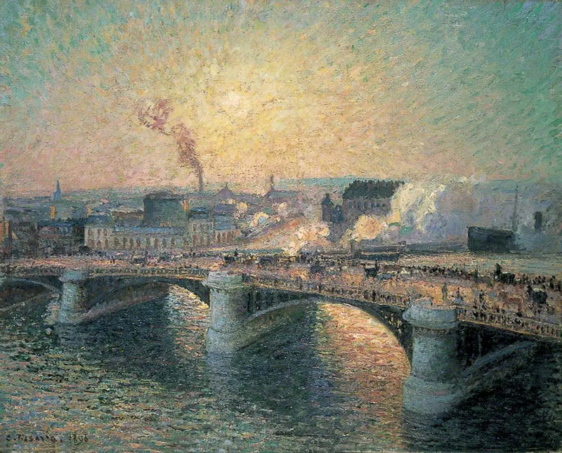 สะพานบัวลิดิอู, รูอ็อง, พระอาทิตย์ตก - คาเมล ปิสซาร์โร
