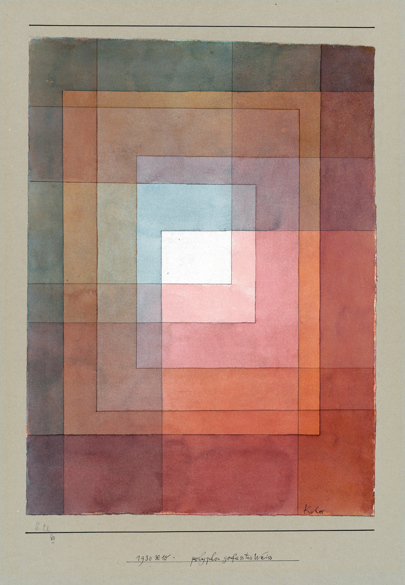 Blanc polyphoniquement serti - Paul Klee