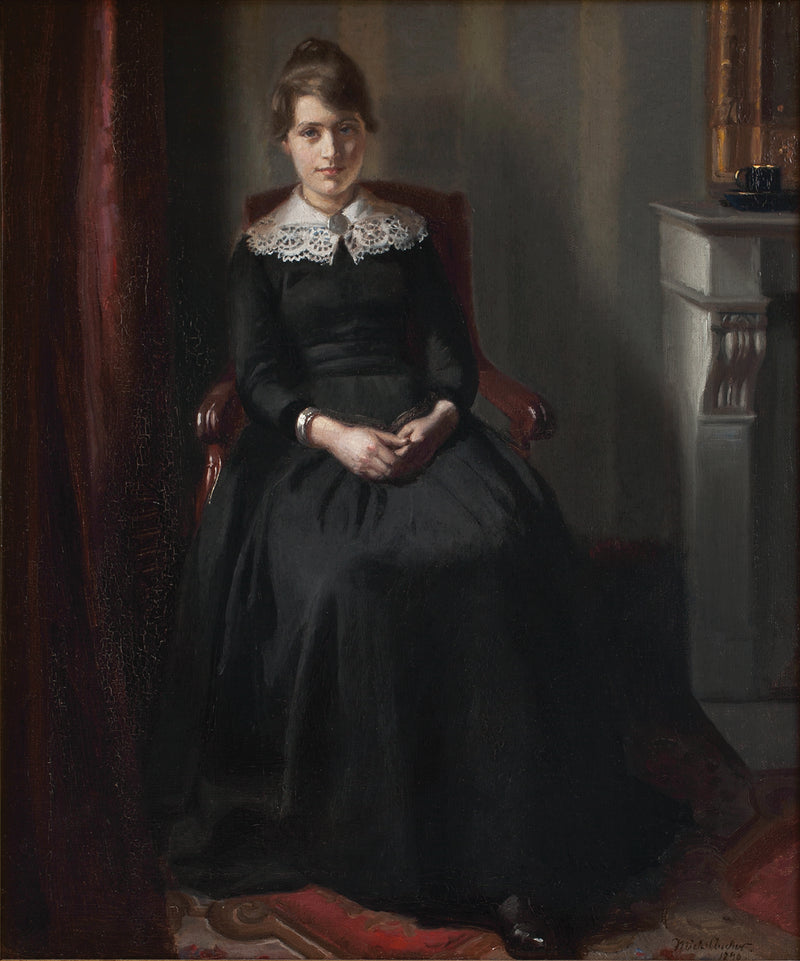 ภาพเหมือนของ Marie Triepcke - Michael Peter Ancher