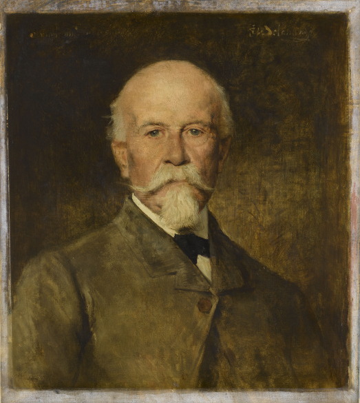 Portrait du peintre Auguste Toulmouche - Jules-Élie Delaunay