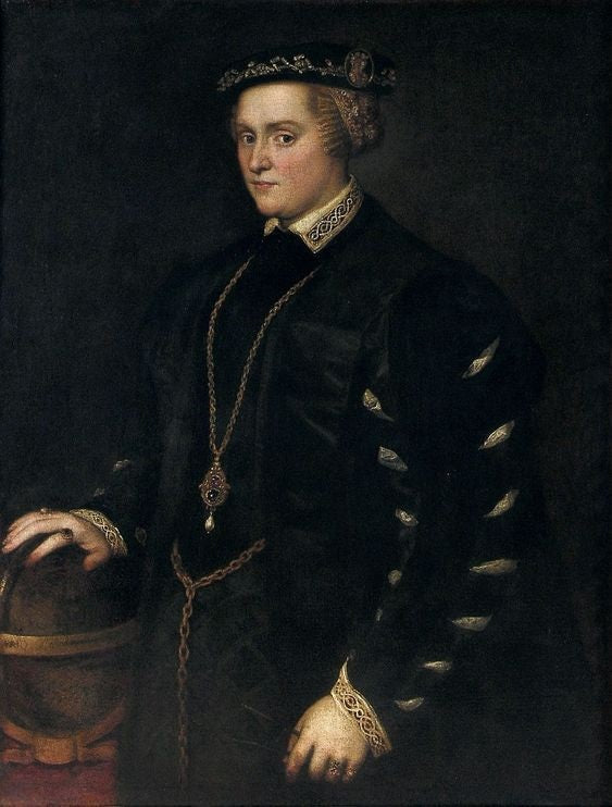 Portrait de Catherine d'Autriche (1533-1572), reine de Pologne - Jacopo Tintoretto