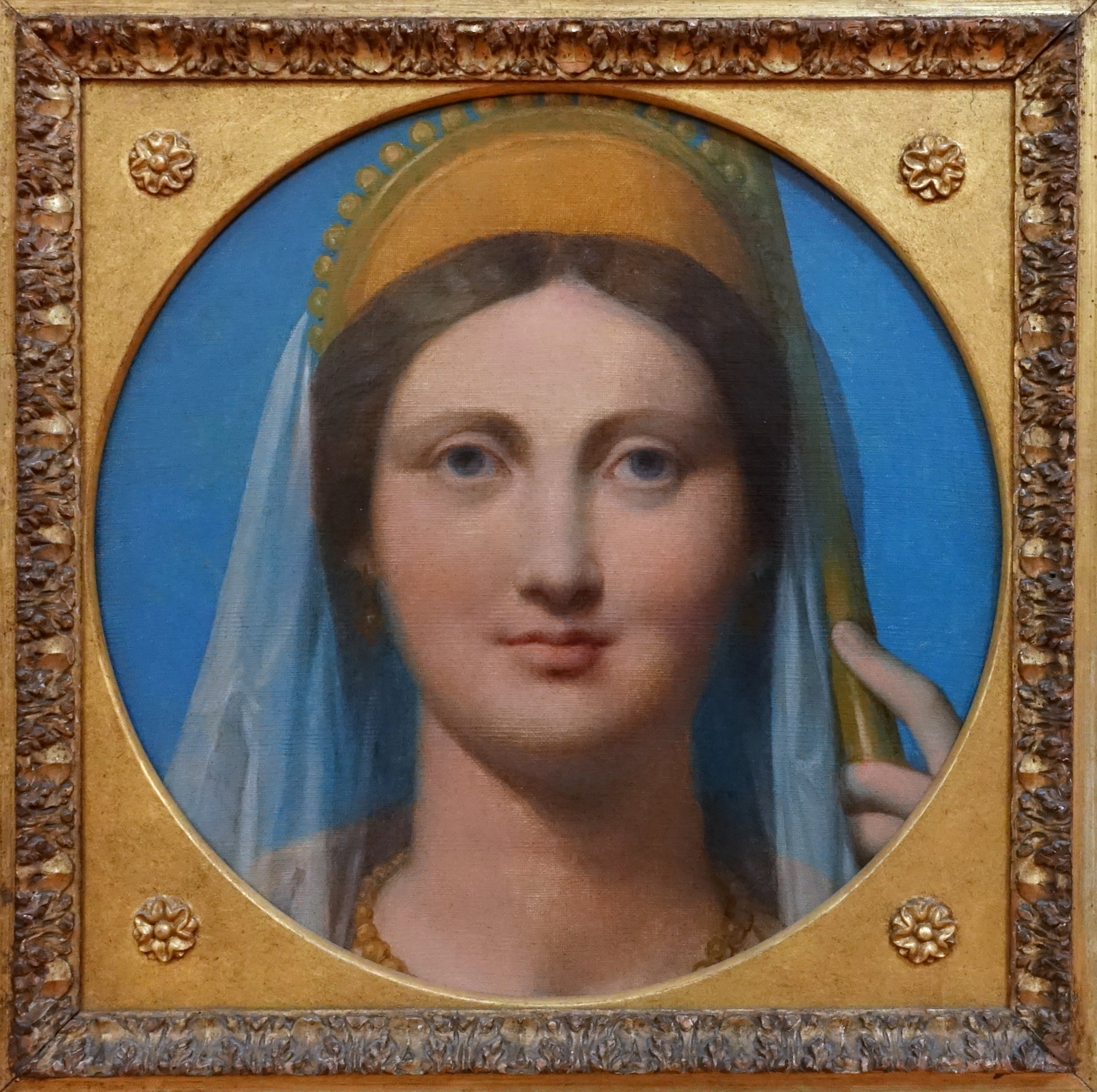 ภาพเหมือนของนาง Madame Jacques Ignace Hittorf ในบทบาทของจูโน - Jean-Auguste-Dominique Ingres
