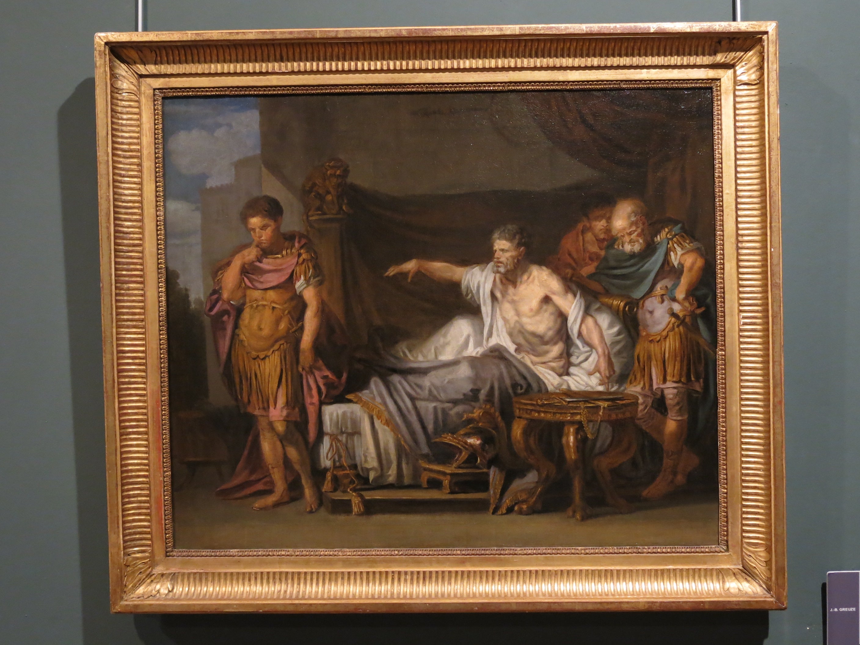 Étude pour Septime Sévère et Caracalla - Jean-Baptiste Greuze - Alpha Reproduction