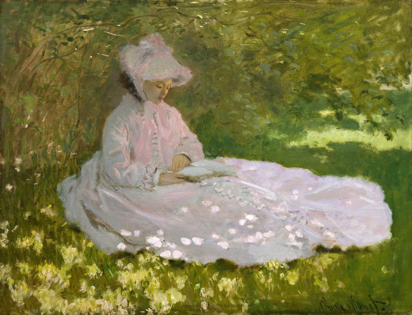 🎨 ฤดูใบไม้ผลิ – Claude Monet, 1872