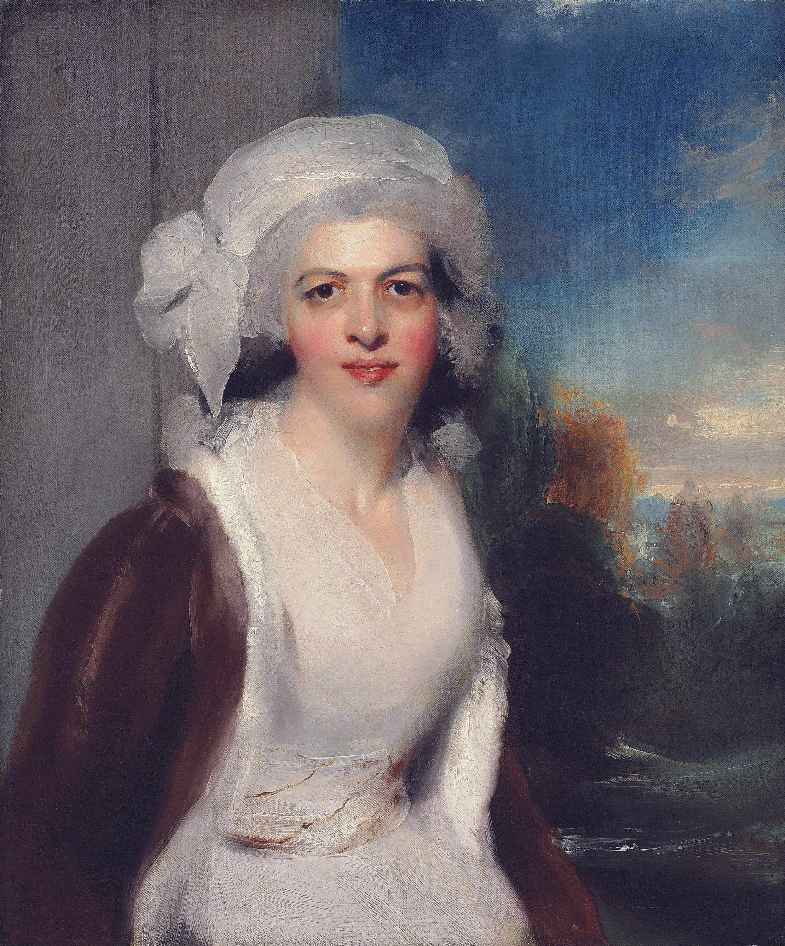 Portrait de Rebecca Cornwall, Lady Simeon (décédée en 1830) - Thomas Lawrence