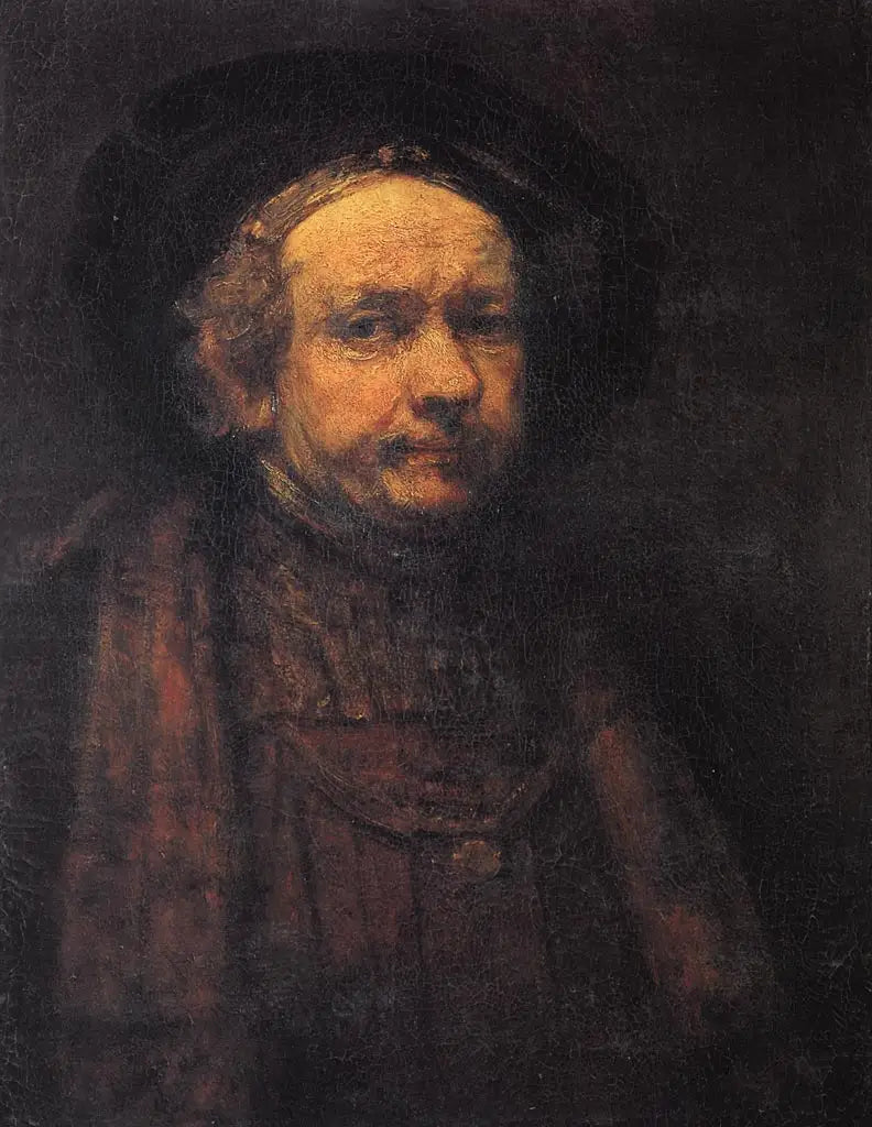 Reproduction du tableau « Autoportrait - Rembrandt » par Alpha Reproduction en peinture à l’huile