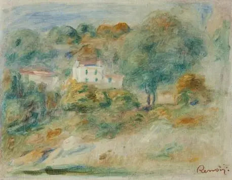 Reproduction du tableau « Paysage du Midi - Pierre-Auguste Renoir » par Alpha Reproduction en peinture à l’huile