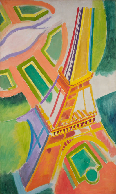 Reproduction du tableau « La Tour Eiffel - Robert Delaunay » par Alpha Reproduction en peinture à l’huile