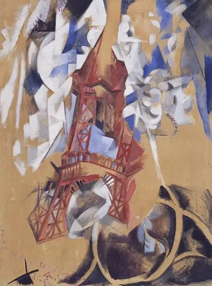 Reproduction du tableau « La Tour Eiffel - Robert Delaunay » par Alpha Reproduction en peinture à l’huile