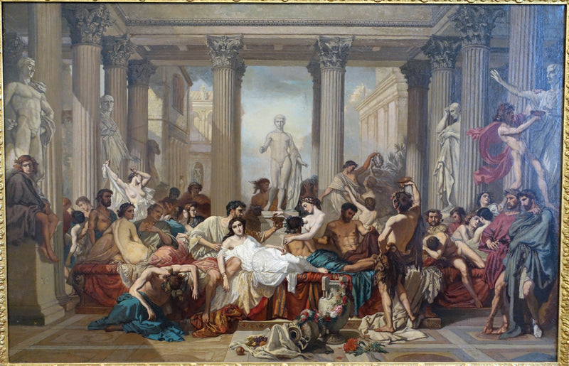 Romains de la décadence - Thomas Couture