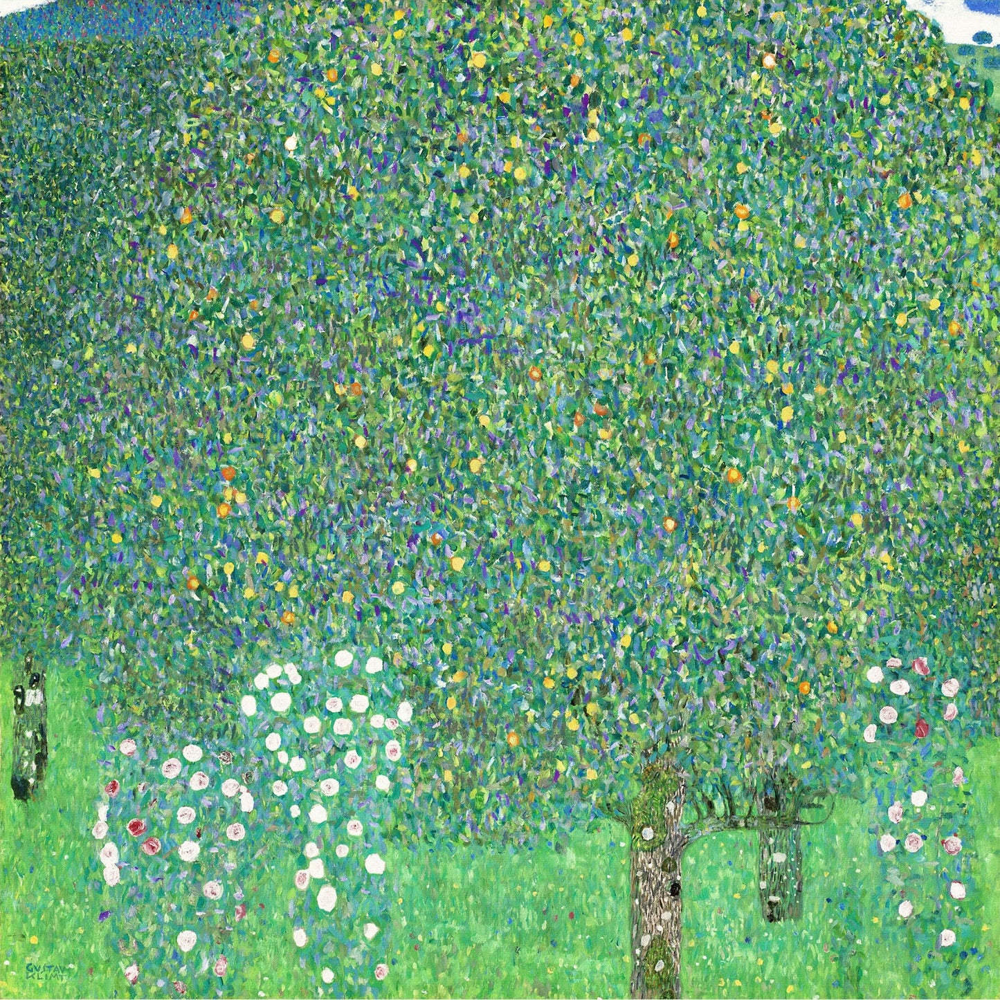 🌳🌸 กุหลาบใต้ต้นไม้ – Gustav Klimt (1905)