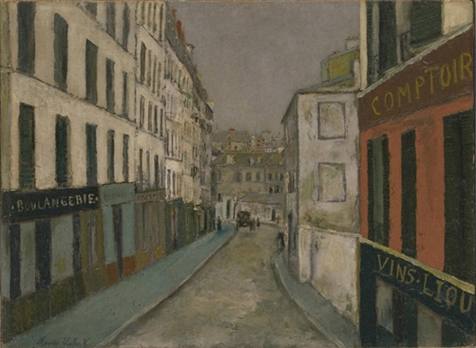 Rue Marcadet - Maurice Utrillo