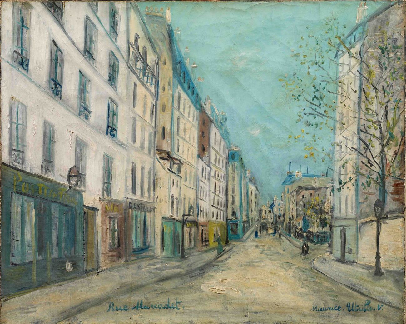 Rue Marcadet à Paris - Maurice Utrillo