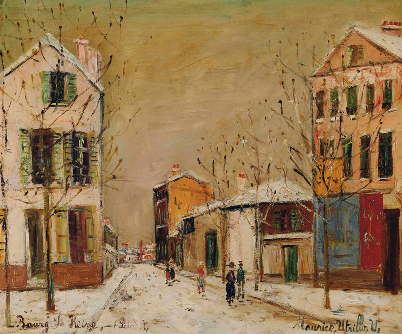 Rue de Bièvre, Bourg-la-Reine (1939) - Maurice Utrillo