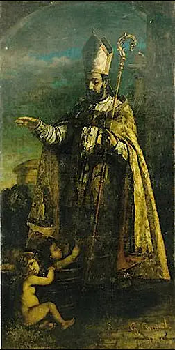 Saint Nicolas ressuscitant les petits enfants - Gustave Courbet - Alpha Reproduction