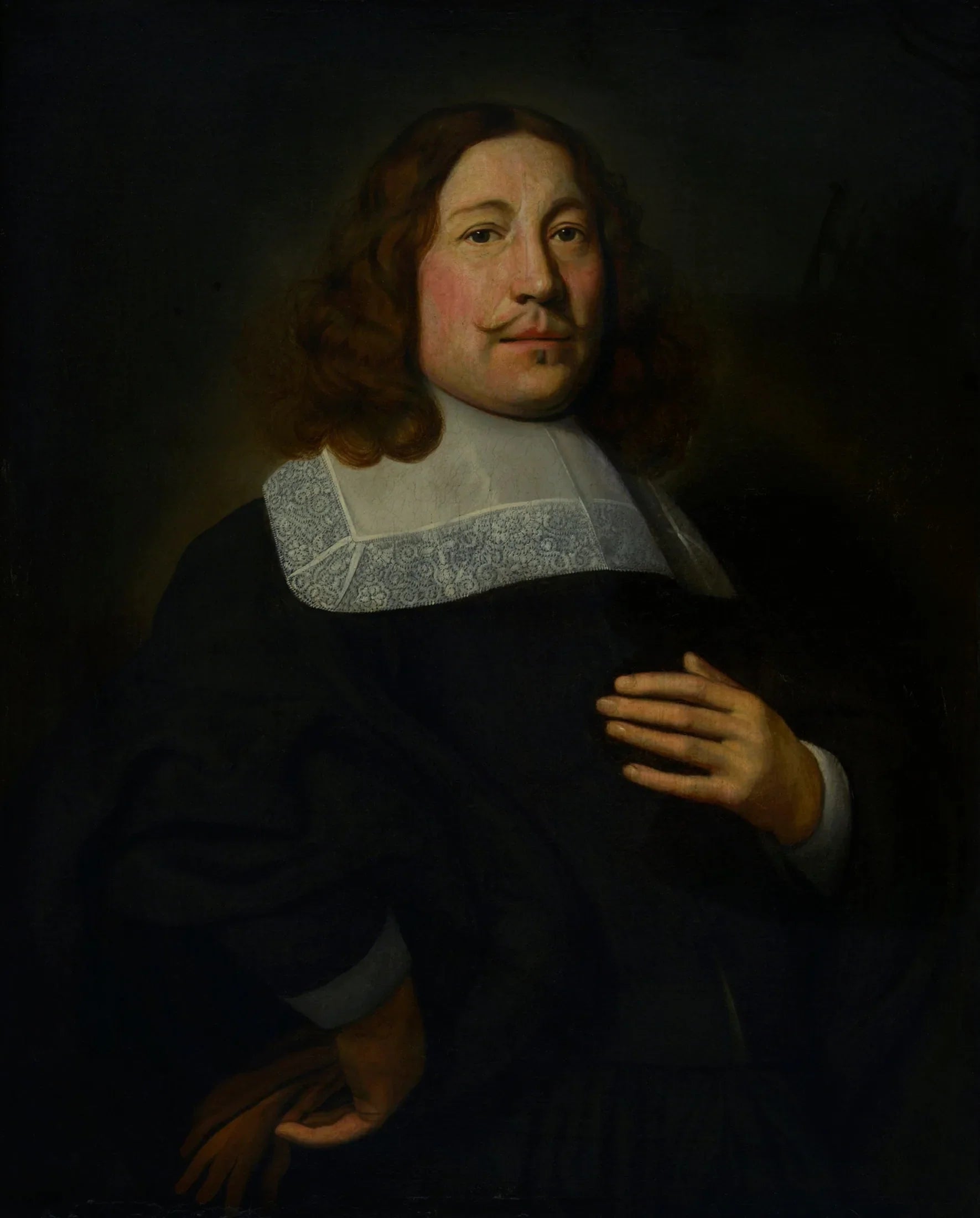 Portrait de Jacob Ouzeel (1601-1666) - Samuel van Hoogstraten image 1 copie peinte à la main à l’huile