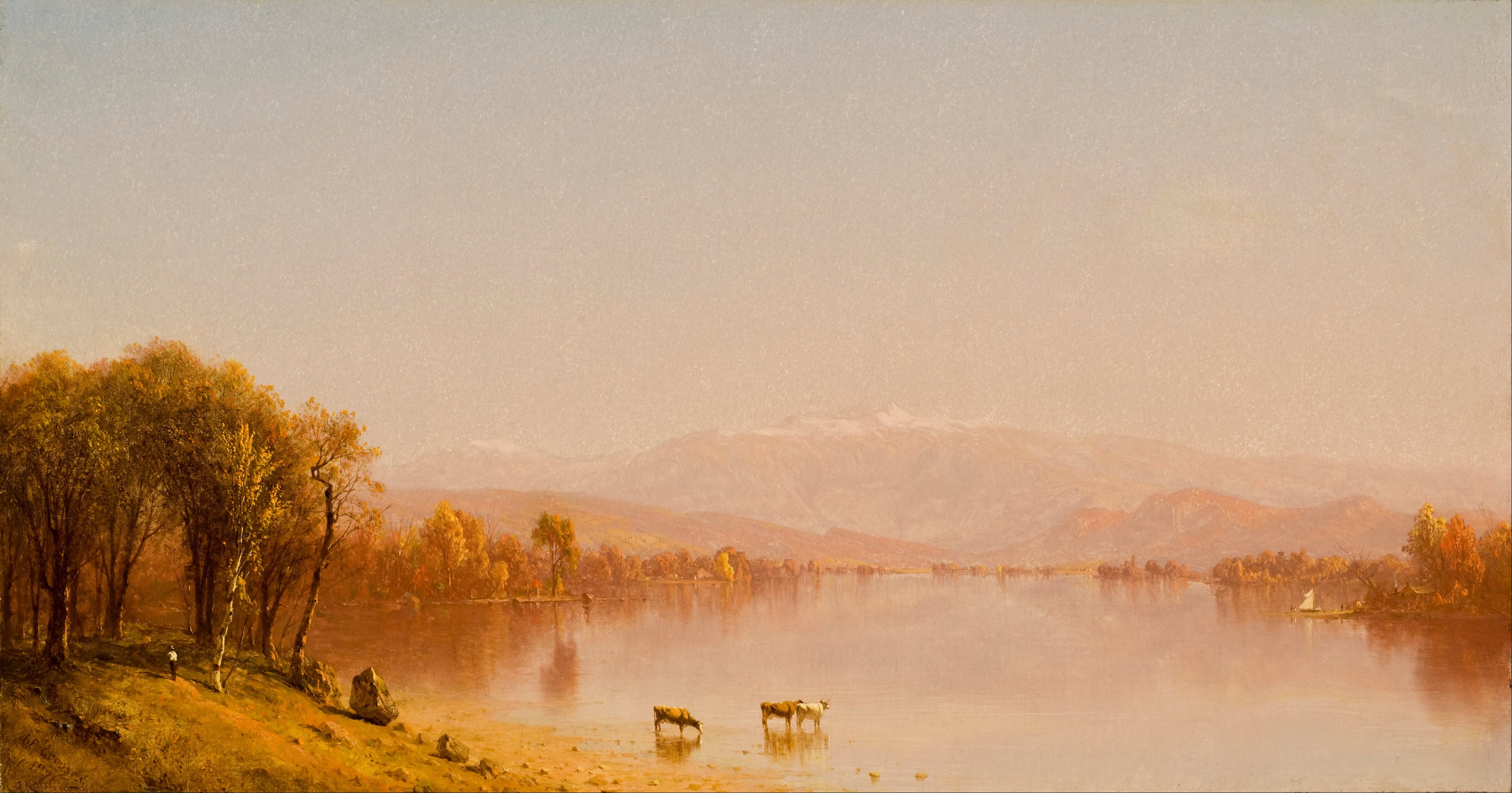 L'été indien dans les Montagnes Blanches - Sanford Robinson Gifford