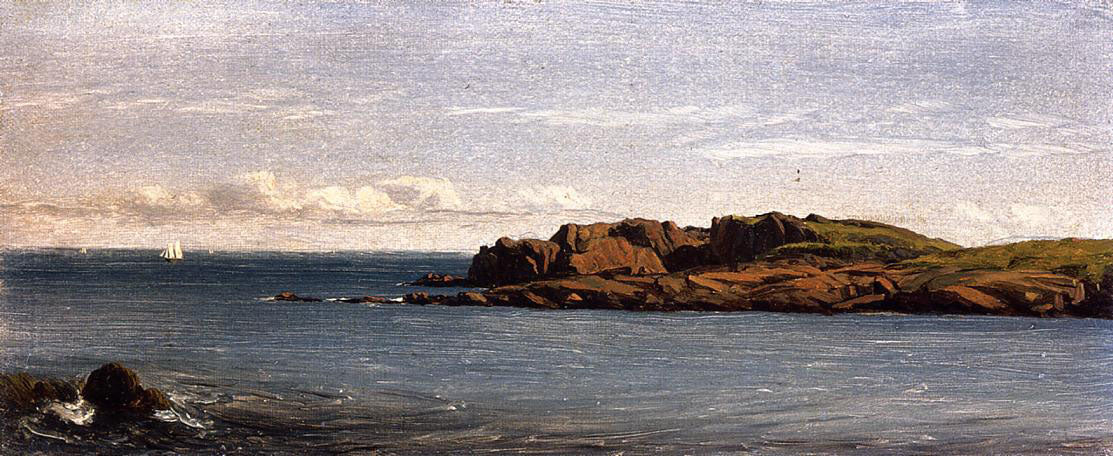 Étudier sur la côte du Massachusetts - Sanford Robinson Gifford