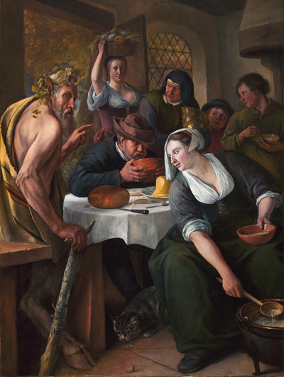 Le Satyre et le Paysan « Qui souffle chaud et froid » - Jan Steen