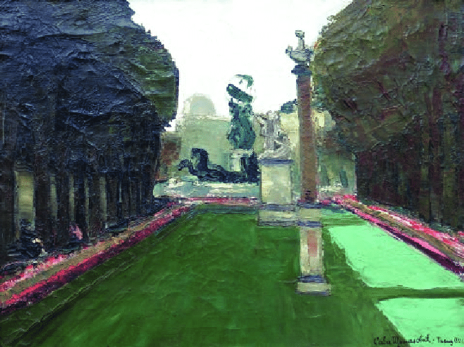 Le Jardin du Luxembourg, Sava Šumanović, 1929, huile sur toile