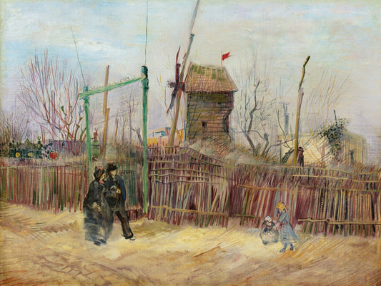 🎡ฉากถนนที่มงมาร์ตร์ วินเซนต์ แวนโก๊ะ (1887)