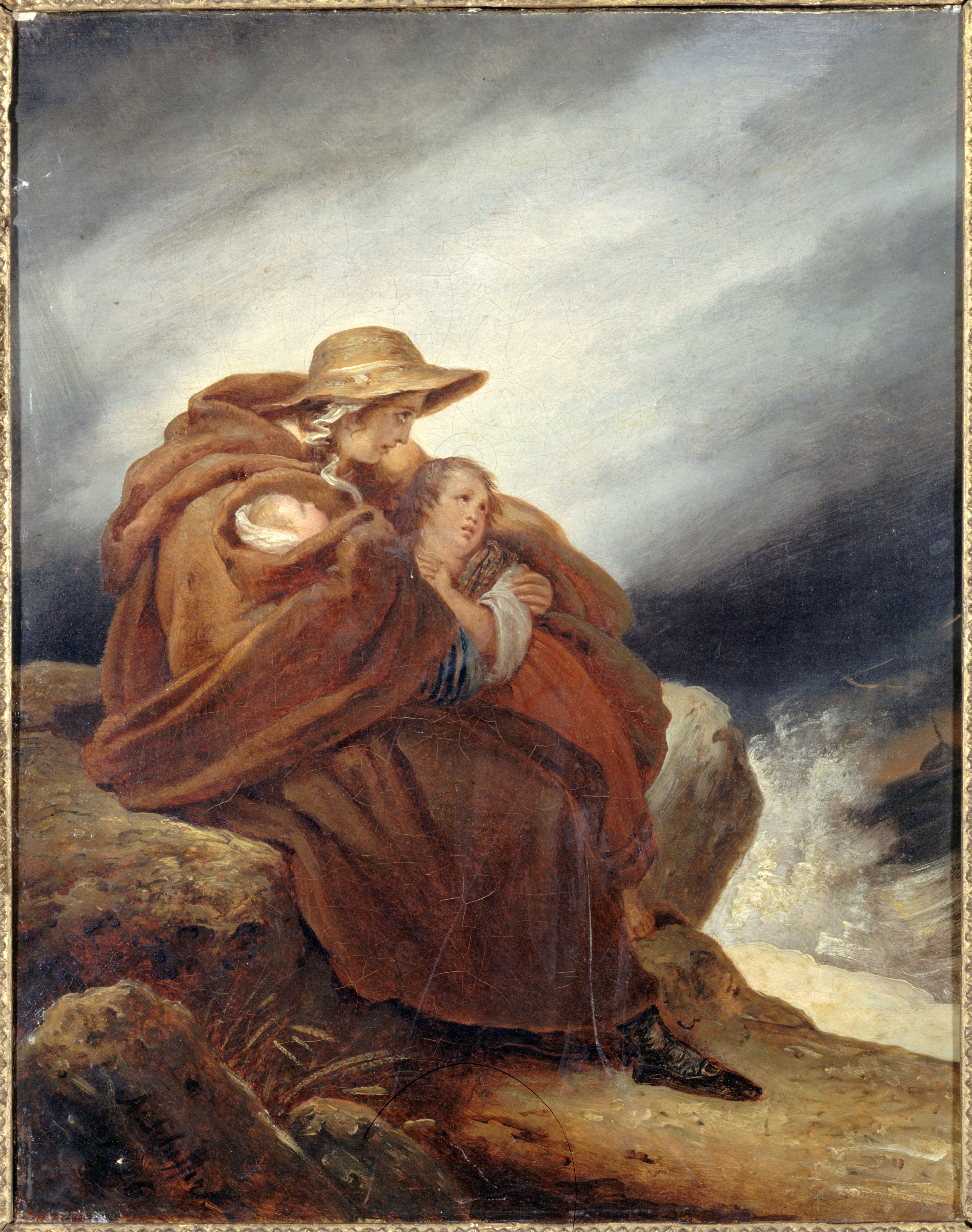 La famille du marin - Ary Scheffer