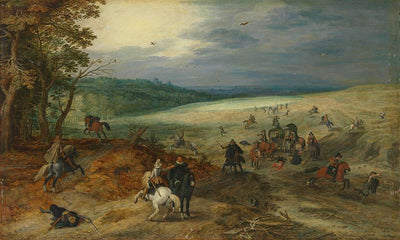Le raid - Jan Brueghel l'Ancien