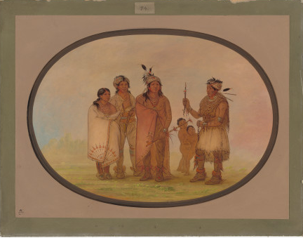 Indiens Shawano - George Catlin