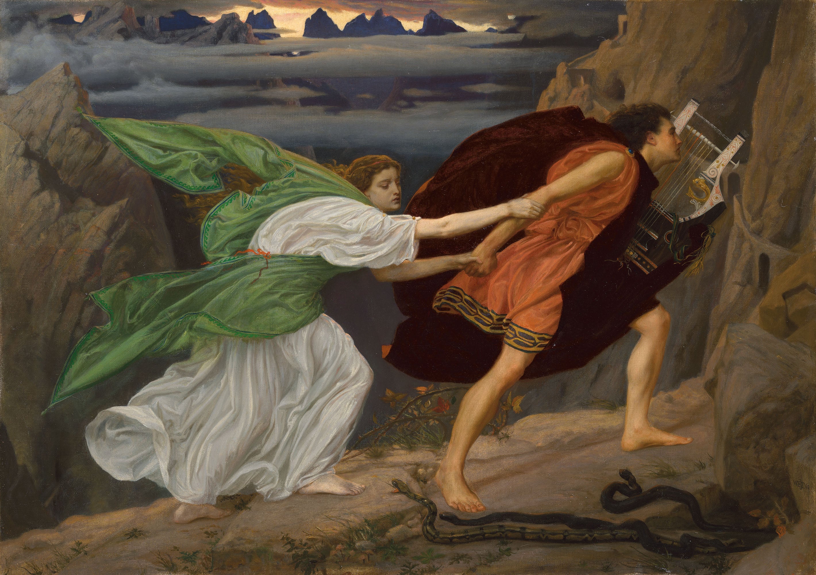 Orphée et Eurydice - Edward Poynter