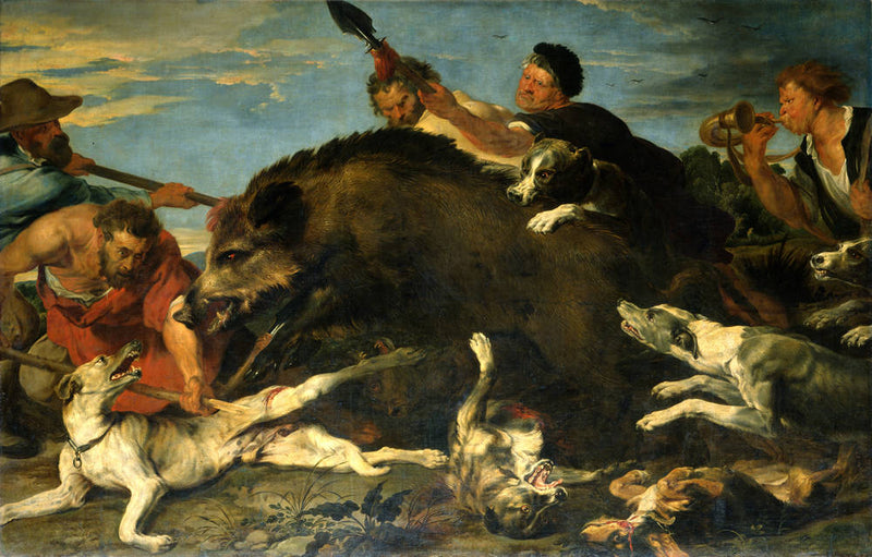 Une chasse au sanglier - Frans Snyders