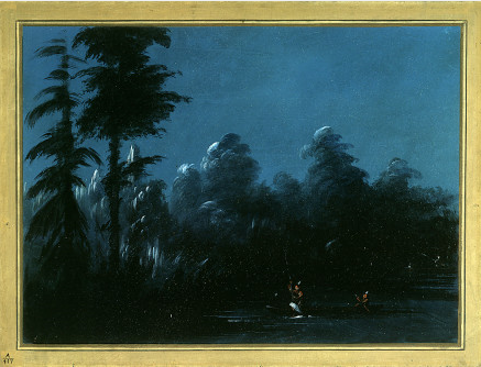 Lancer au clair de lune - Chaco - George Catlin
