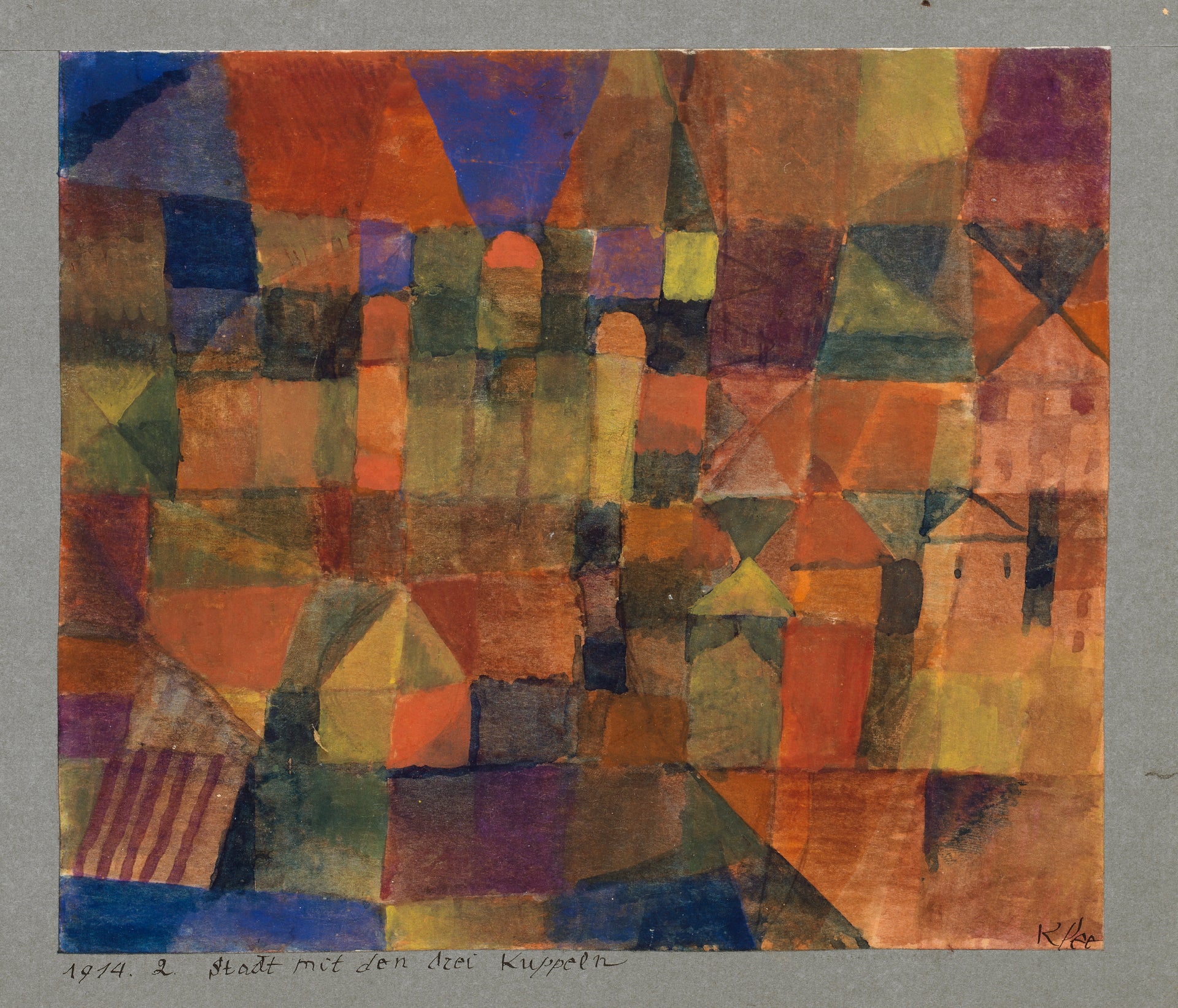 Ville aux trois coupoles — Paul Klee