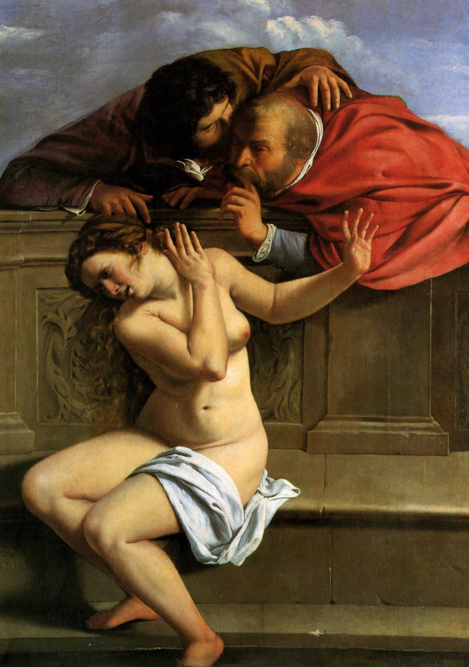 Suzanne et les Vieillards, Artemisia Gentileschi, 1610, château de Weißenstein