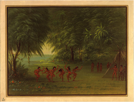Campement de Tapuya - George Catlin