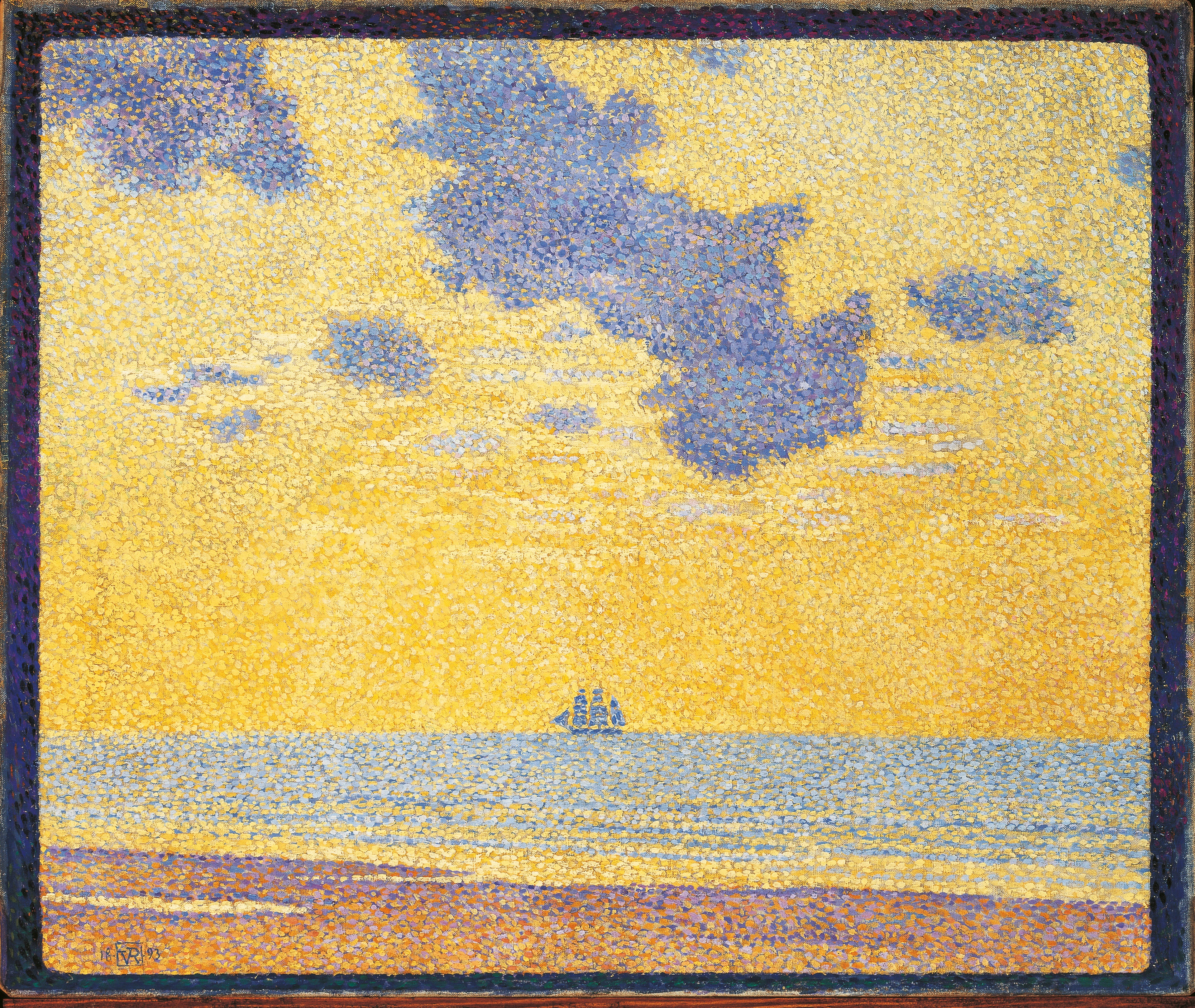 Gros nuages - Théo van Rysselberghe - Alpha Reproduction
