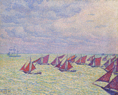 Flottille d’Arnemuiden - Théo van Rysselberghe - Alpha Reproduction