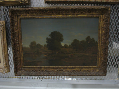 Paysage avec des vaches - Théodore Rousseau