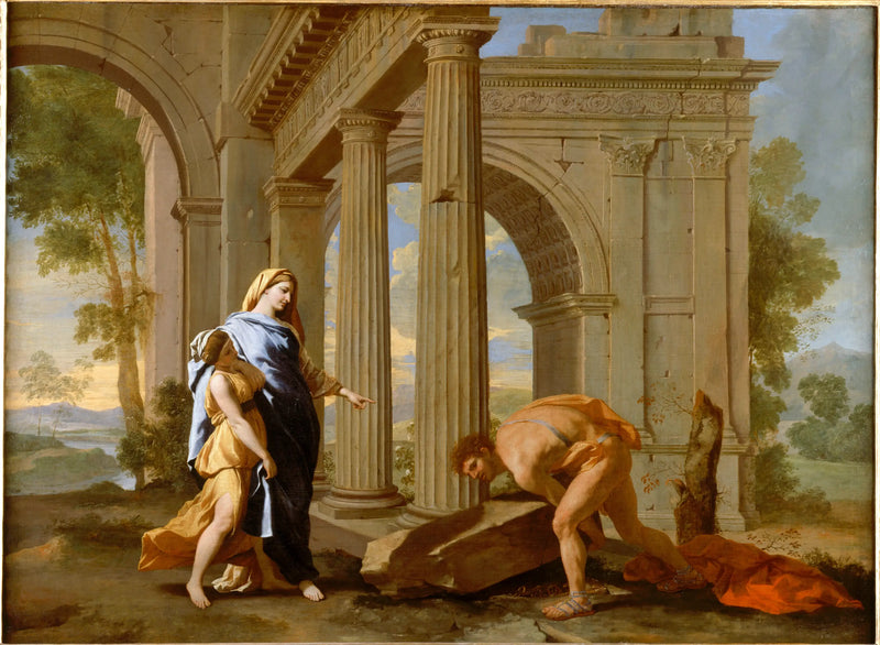 เทซี ค้นพบดาบของพ่อ - Nicolas Poussin