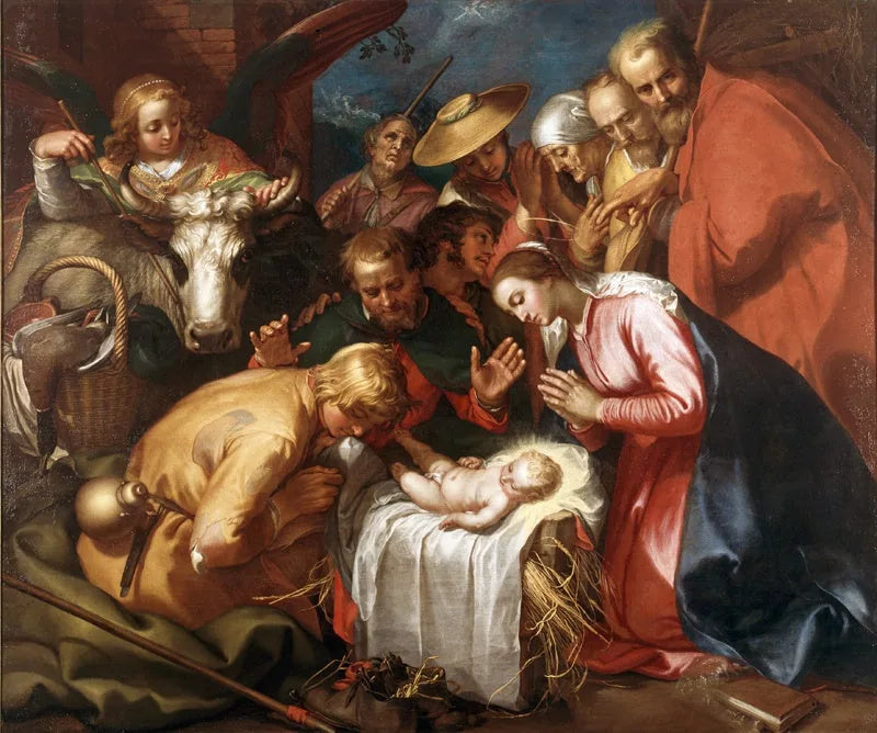 Adoration des bergers - Abraham Bloemaert image 1 tableau peint à l’huile sur toile