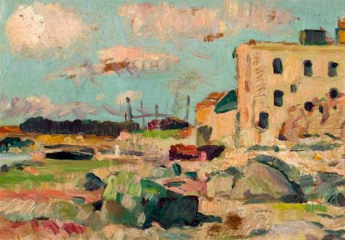 La Plage de Largo à marée basse - Leslie Hunter