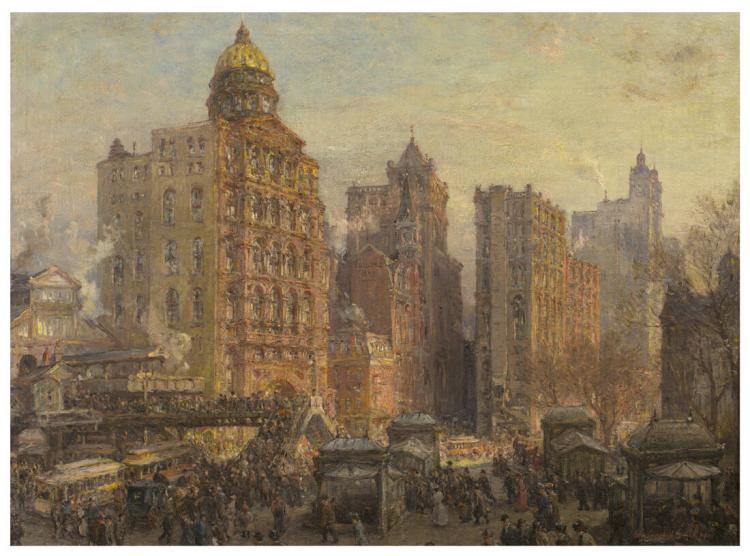 L’heure de pointe - Colin Campbell Cooper - Alpha Reproduction