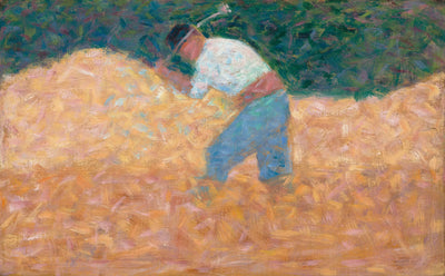 Reproduction du tableau « Le briseur de pierres - Georges Seurat » par Alpha Reproduction en peinture à l’huile