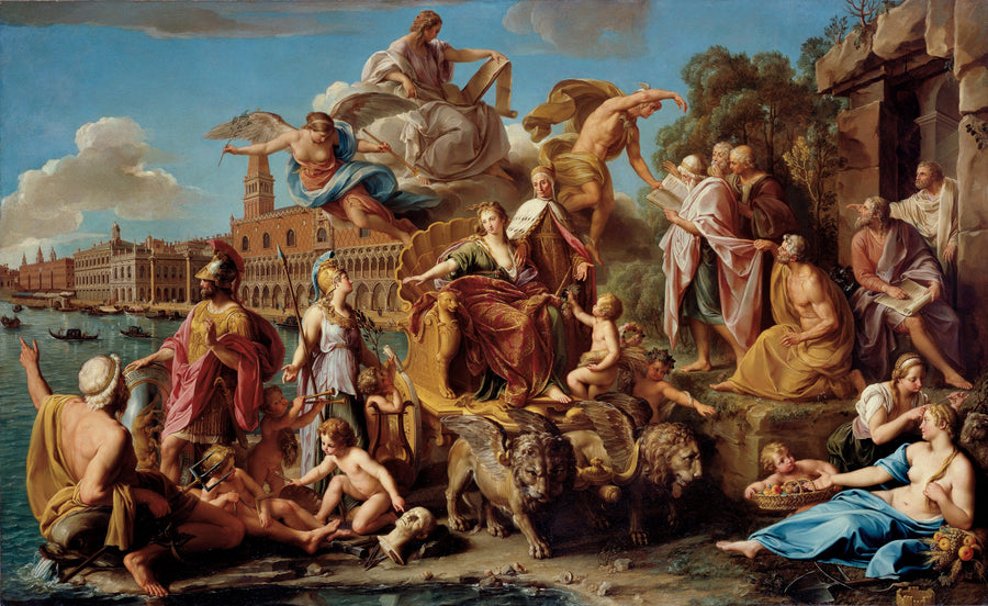Le Triomphe de Venise - Pompeo Batoni image 1 reproduction artisanale de tableau