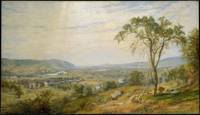 La vallée du Wyoming - Jasper Francis Cropsey - Alpha Reproduction