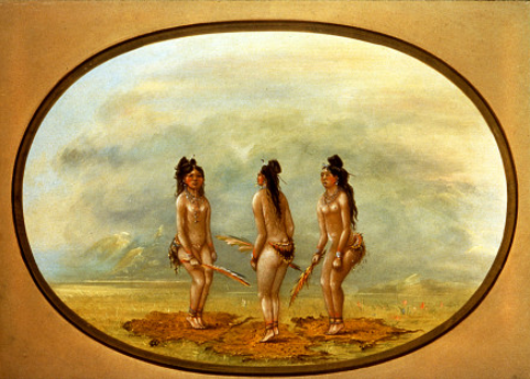 La danse de la beauté - Goo-a-give - George Catlin
