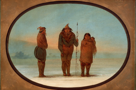 Trois Esquimaux - George Catlin