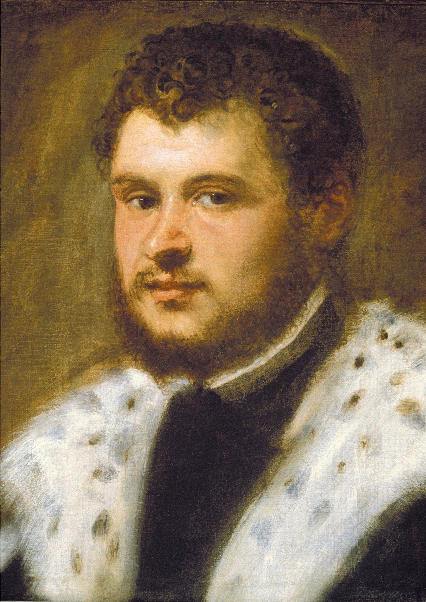 Jeune homme avec une barbe - Jacopo Tintoretto