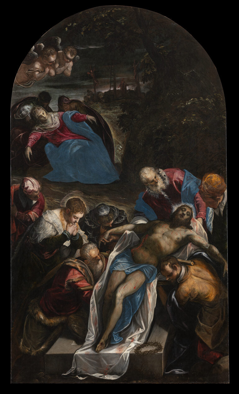 Dépôt dans le Sépulcre - Jacopo Tintoretto